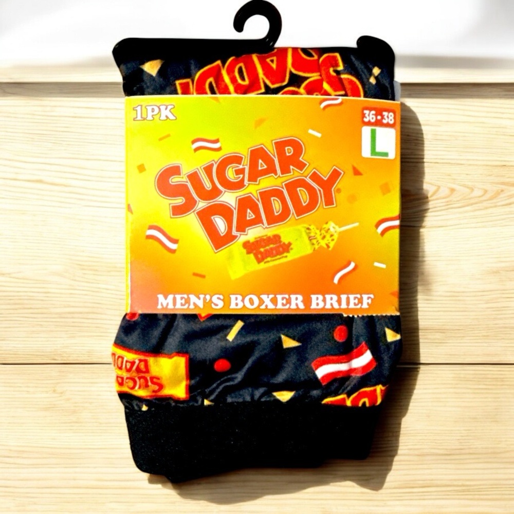Men's Sugar Daddy large men’s Black Boxer Brief so 36-38
